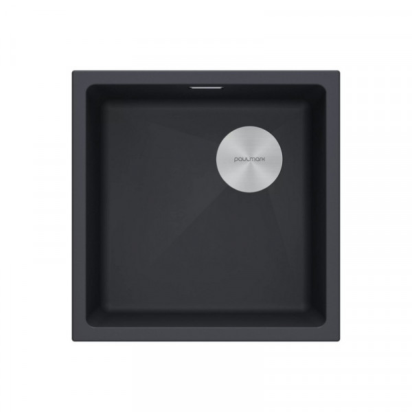 Мойка Paulmark LUMI 45UNI-SKEW LU45SK-AN антрацит 455х440 мм