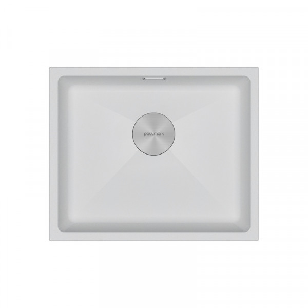 Мойка Paulmark LUMI 55UNI IT-GRANIT LU55-WH белый 555х460