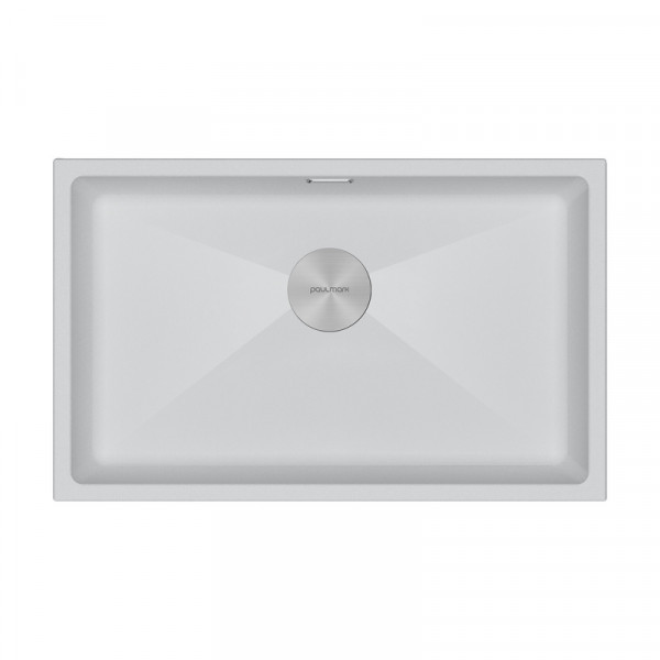 Мойка Paulmark LUMI 74UNI IT-GRANIT LU74-WH белый 740х460