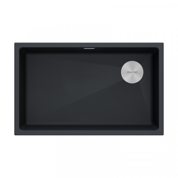 Мойка Paulmark LUMI 74UNI-SKEW IT-GRANIT LU74SK-AN антрацит 740х460