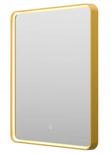 Зеркало Brevita Mercury 600х800 сенсор на зеркале MER-Rett6-060/80-gold (золото)