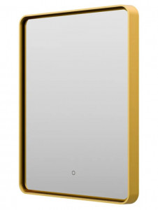 Зеркало Brevita Mercury 600х800 сенсор на зеркале MER-Rett6-060/80-gold (золото)