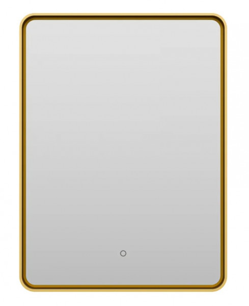 Зеркало Brevita Mercury 600х800 сенсор на зеркале MER-Rett6-060/80-gold (золото)
