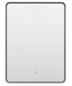 Зеркало Brevita Mercury 600х800 сенсор на зеркале MER-Rett6-060/80-platinum (платина)