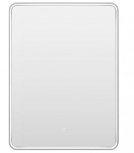 Зеркало Brevita Mercury 600х800 сенсор на зеркале MER-Rett6-060/80-platinum (платина)