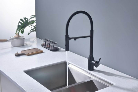 Смеситель для кухни Paulmark MAGNETO ONE антрацит Ma213188-AN