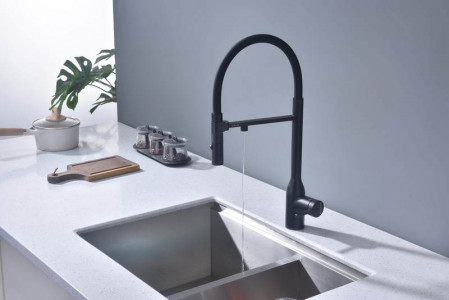Смеситель для кухни Paulmark MAGNETO ONE антрацит Ma213188-AN