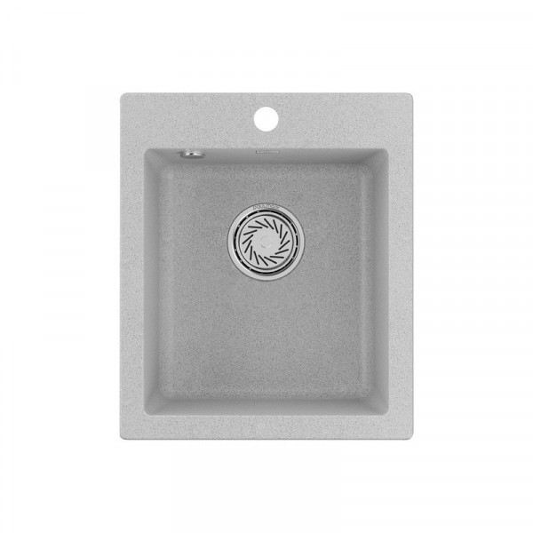 Мойка Paulmark KANTE 40 IT-GRANIT PM104249-GR серый 415х490 мм