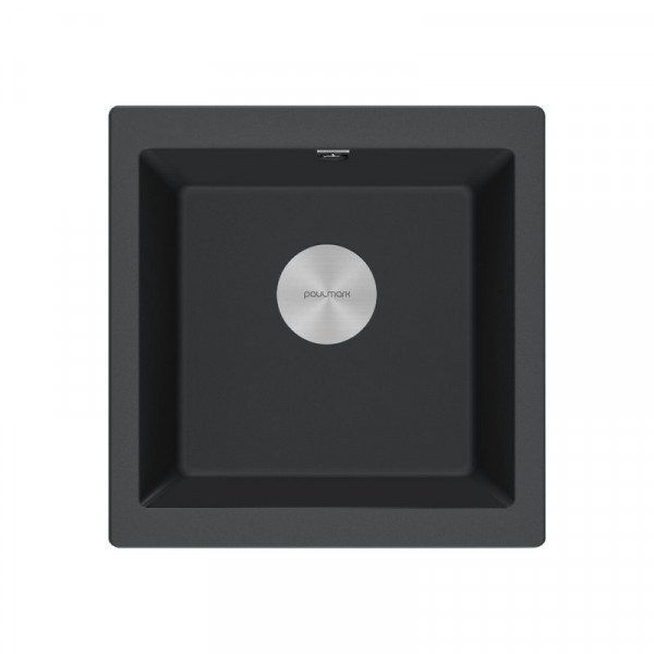 Мойка Paulmark GERA 50 IT-GRANIT PM104546-AN антрацит 450х460 мм подст. мон.