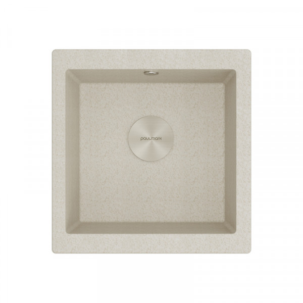 Мойка Paulmark GERA 50 IT-GRANIT PM104546-BE бежевый 450х460 мм подст. мон.