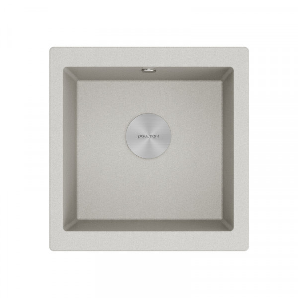 Мойка Paulmark GERA 50 IT-GRANIT PM104546-GR серый 450х460 мм подст. мон.