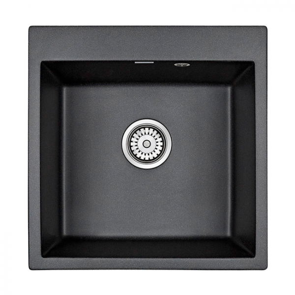 Мойка Paulmark KANTE 50 IT-GRANIT PM105152-BL черный 510х520