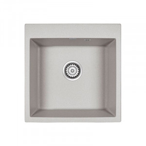 Мойка Paulmark KANTE 50 IT-GRANIT PM105152-GR серый 510х521