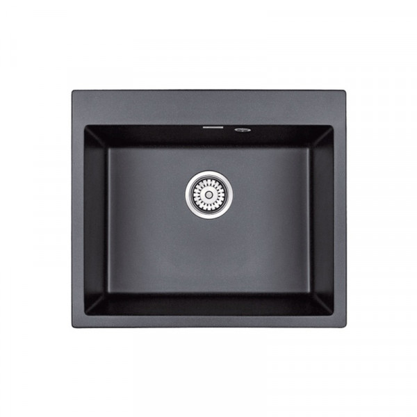 Мойка Paulmark KANTE 60 IT-GRANIT PM106052-AN антрацит 600х520 мм