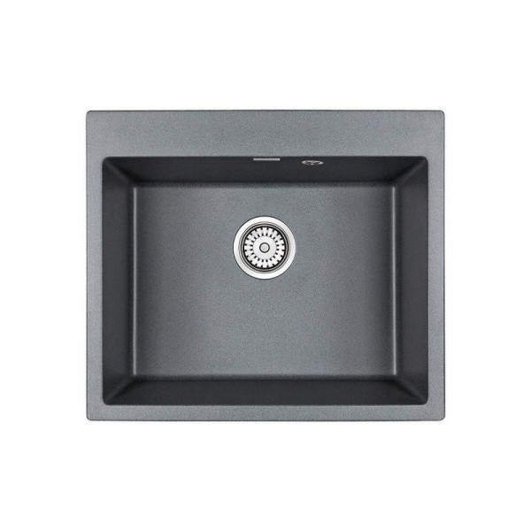 Мойка Paulmark KANTE 60 IT-GRANIT PM106052-DG графит 600х520 мм