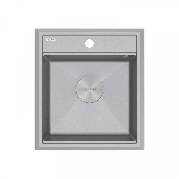Мойка Paulmark STEPIA 45 IT-GRANIT PM114651-GRM серый металлик 460х510