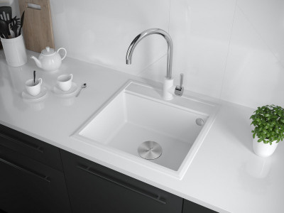 Мойка Paulmark STEPIA-500 IT-GRANIT PM115051-WH размер 500х510 мм