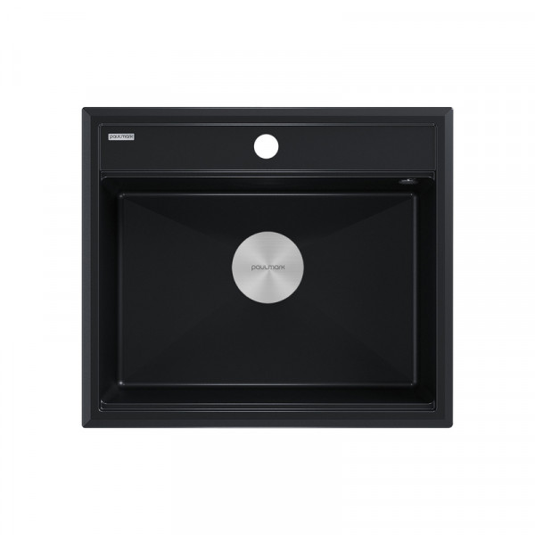 Мойка Paulmark STEPIA 60 IT-GRANIT PM115951-BLM черный металлик