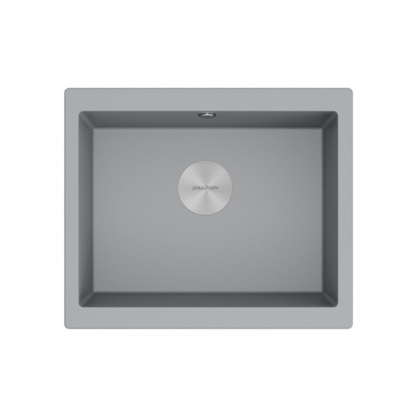 Мойка Paulmark GERA 60 IT-GRANIT PM205546-GRM серый металлик 555х460 мм