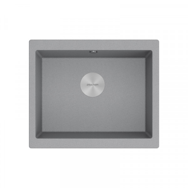 Мойка Paulmark GERA 60 IT-GRANIT PM205546-GR серый 555х460 мм