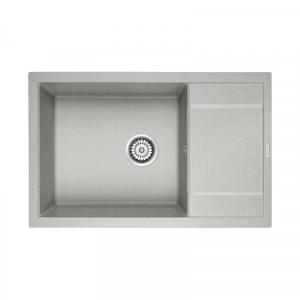 Мойка Paulmark FLUGEN 60 IT-GRANIT PM317850-GR серый 780х500 мм
