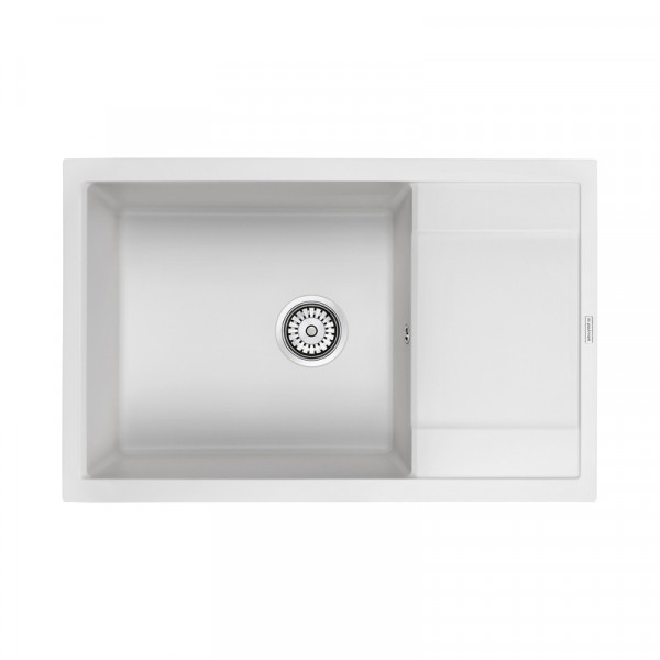 Мойка Paulmark FLUGEN 60 IT-GRANIT PM317850-WH белый 780х500 мм