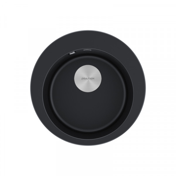 Мойка Paulmark GELEGEN 50 PM404800-BLM чёрный металлик D475 мм