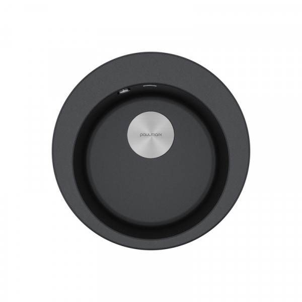 Мойка Paulmark GELEGEN 50 PM404800-BL чёрный D475 мм