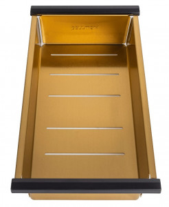 Кухонная мойка Paulmark NEXT-MULTI SINK 54 UNI PM785445-BG браншированное золото 54х45 см