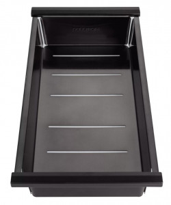 Кухонная мойка Paulmark NEXT-MULTI SINK 58 UNI PM785845-GM вороненая сталь 58х45 см