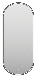 Зеркало Brevita Saturn 1105х505 сенсор на зеркале SAT-Dro1-050-black (черный)