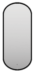 Зеркало Brevita Saturn 1105х505 сенсор на зеркале SAT-Dro1-050-black (черный)