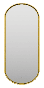 Зеркало Brevita Saturn 1105х505 сенсор на зеркале SAT-Dro1-050-gold (золото)