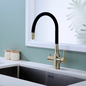 Смеситель для кухни Paulmark Salix бронза Sa213419-BR