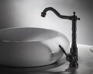 Смеситель для умывальника Rea Bona Old Black B0183