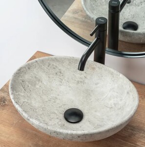 Накладной умывальник Rea Sofia Light Stone U0165 41х34,5