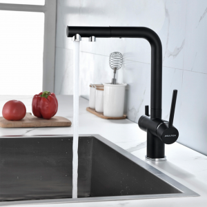 Смеситель для кухни Paulmark Serpentine Se213222-401(AN) антрацит
