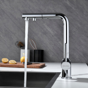 Смеситель для кухни Paulmark Serpentine хром Se213222-CR