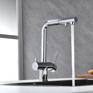 Смеситель для кухни Paulmark Serpentine хром Se213222-CR