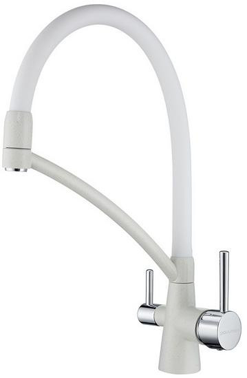 Смеситель для кухни Paulmark SIEGEN белый Si213111-331