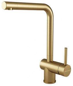 Смеситель для кухни Paulmark Spring брашированное золото Sp212067-BG