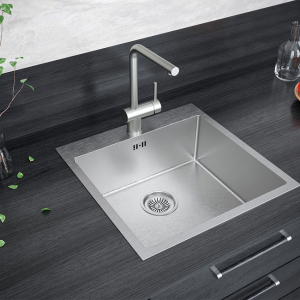 Смеситель для кухни Paulmark Spring нержавеющая сталь Sp212067-SS(BS)