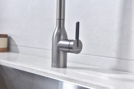 Смеситель для кухни Paulmark Universal вороненая сталь Un213880-GM