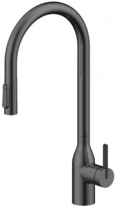 Смеситель для кухни Paulmark Universal вороненая сталь Un213880-GM
