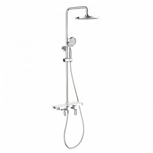 Душевая стойка Gappo G2496-20 хром-белый