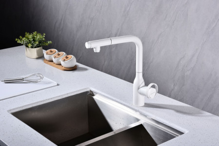 Смеситель для кухни Paulmark URBAN Ur213104-431 Starke-Paulmark белый