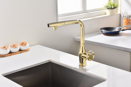 Смеситель для кухни Paulmark URBAN Ur213104-G Starke-Paulmark золото