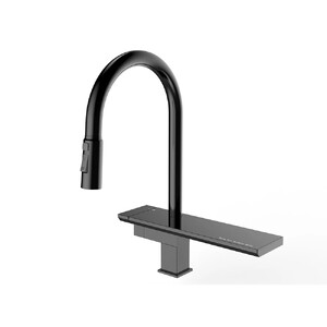 Смеситель кухонный VIEIR Black matt V15014С