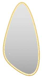 Зеркало Brevita Venus 600х1200 сенсор нейтральный свет VEN-Var-060-gold (золото)
