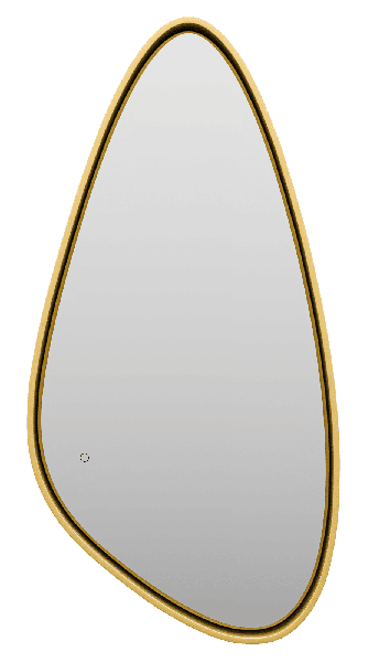 Зеркало Brevita Venus 600х1200 сенсор нейтральный свет VEN-Var-060-gold (золото)